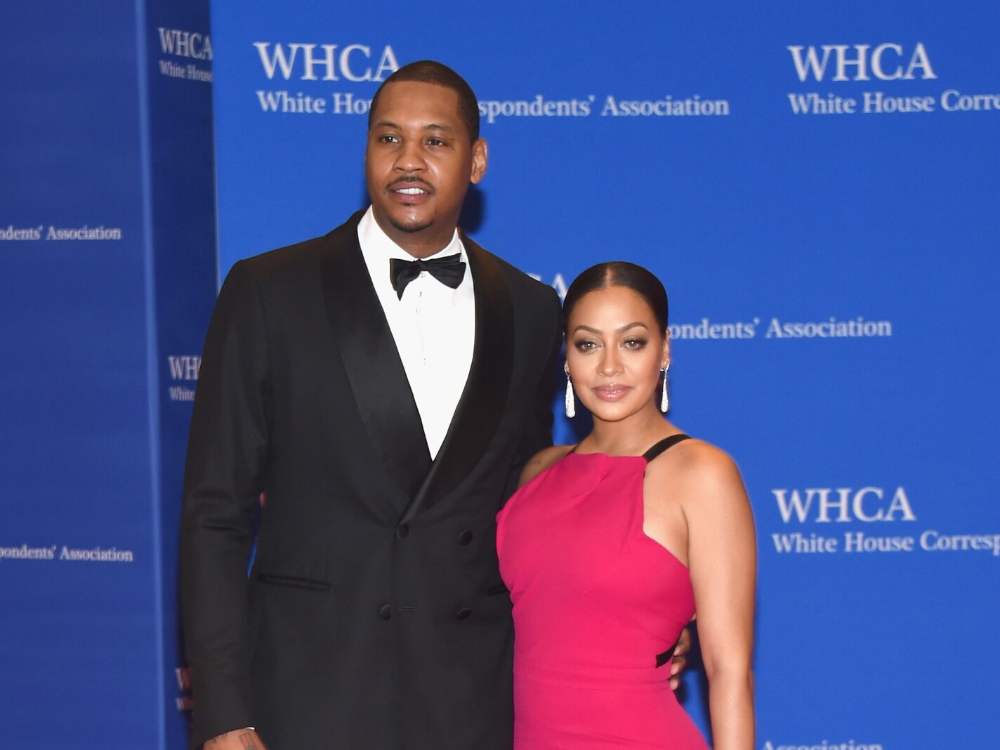 La La Anthony cheers on ex husband Carmelo Anthony at LA Lakers game in New  York City
