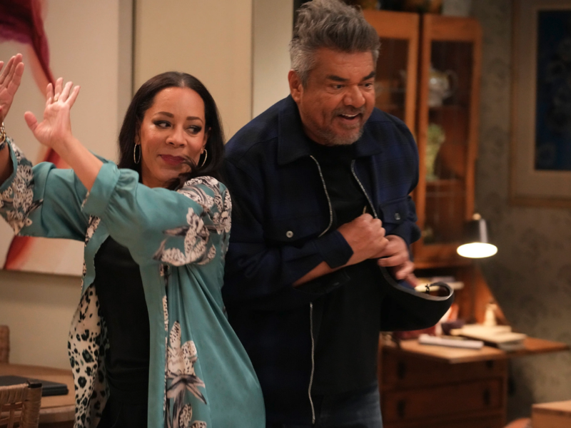 George Lopez and Selenis Leyva from Lopez vs Lopez
