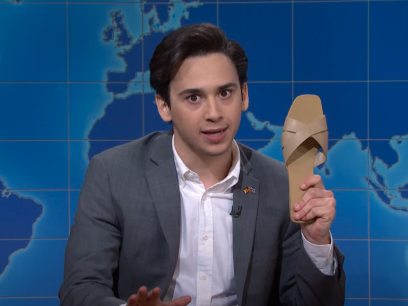 Marcello Hernández on SNL's the Weekend Update