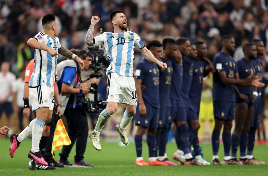Argentina 3 (4) x (3) 3 França - (Messi x Mbappe) Melhores
