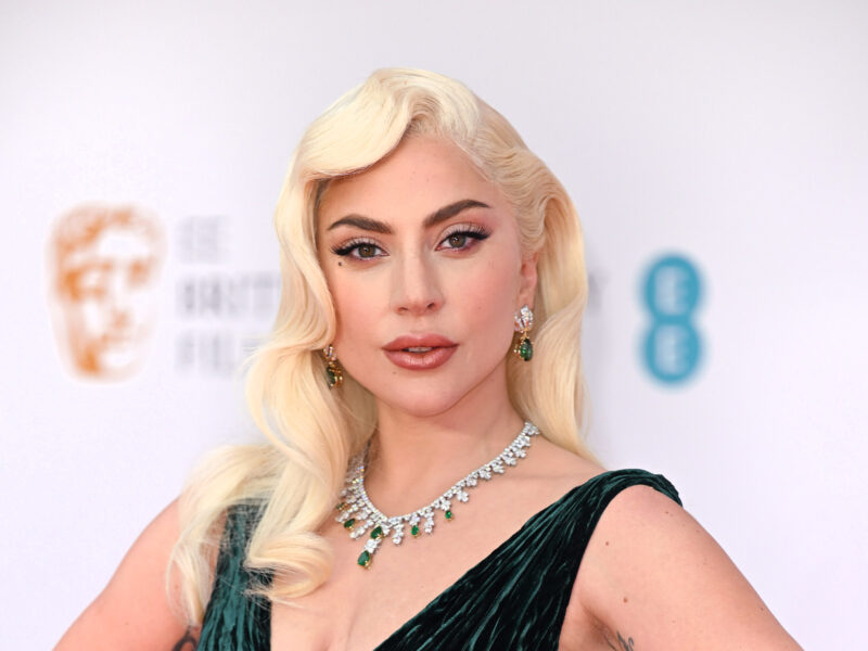 LONDON, ENGLAND - MARCH 13: Lady Gaga attends the EE British Academy Film Awards 2022 at Royal Albert Hall on March 13, 2022 in London, England. (Photo by Karwai Tang/WireImage)