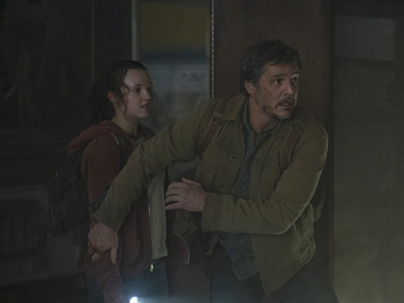 Bella Ramsey and Pedro Pascal from HBO's The Last of Us