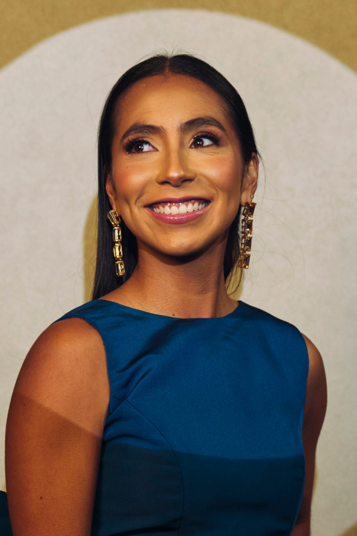 PHOENIX, AZ - FEBRUARY 09: Diana Flores poses for a photo during NFL Honors at the Symphony Hall on February 9, 2023 in Phoenix, Arizona. (Photo by Cooper Neill/Getty Images)
