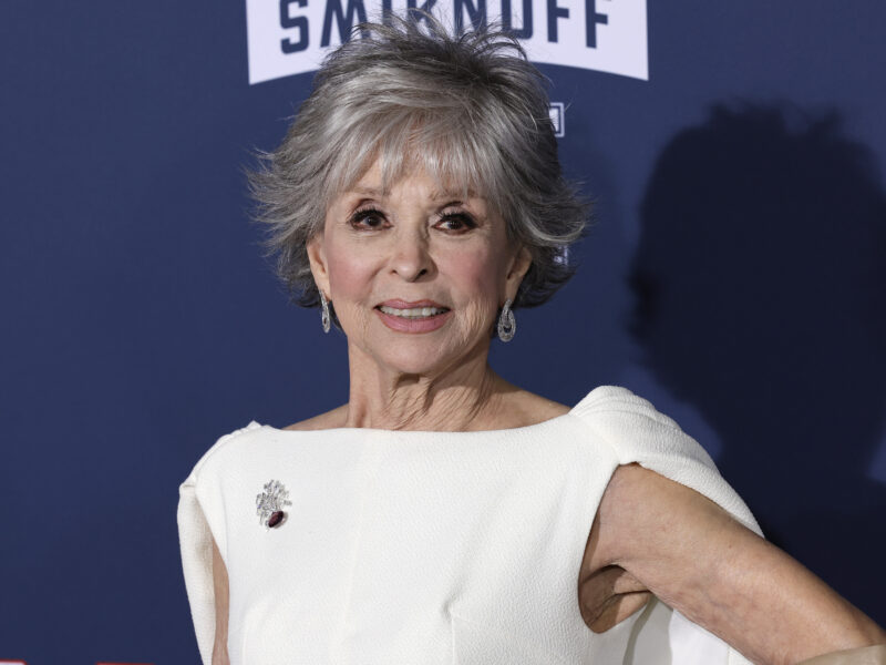 LOS ANGELES, CALIFORNIA - JANUARY 31: Rita Moreno attends the Los Angeles Premiere Screening Of Paramount Pictures' 