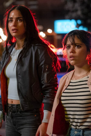 Melissa Barrera (“Sam Carpenter”), left, and Jenna Ortega (“Tara Carpenter”) stars in Paramount Pictures and Spyglass Media Group's Scream 6