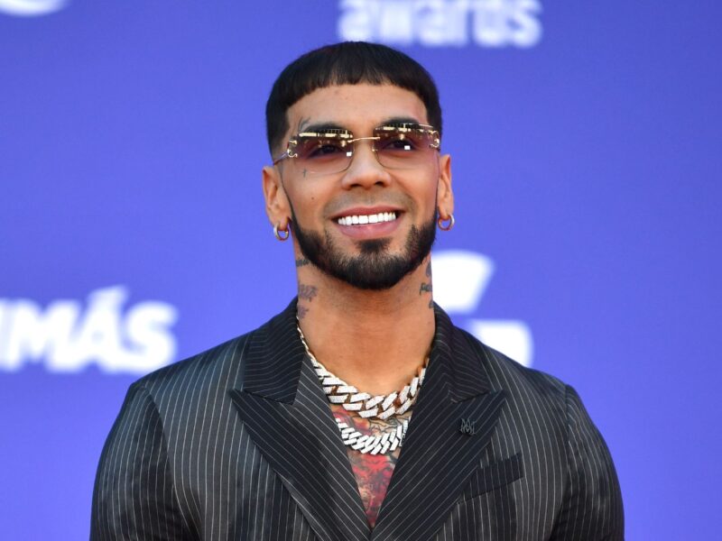 LAS VEGAS, NEVADA - APRIL 20: Anuel AA attends the 2023 Latin American Music Awards at MGM Grand Garden Arena on April 20, 2023 in Las Vegas, Nevada. (Photo by Denise Truscello/WireImage)