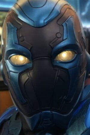 Xolo Maridueña as Blue Beetle in the DC Film