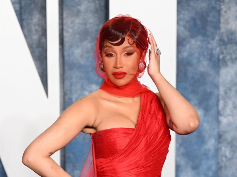 BEVERLY HILLS, CALIFORNIA - MARCH 12: Cardi B attends the 2023 Vanity Fair Oscar Party hosted by Radhika Jones at Wallis Annenberg Center for the Performing Arts on March 12, 2023 in Beverly Hills, California. (Photo by Karwai Tang/WireImage)