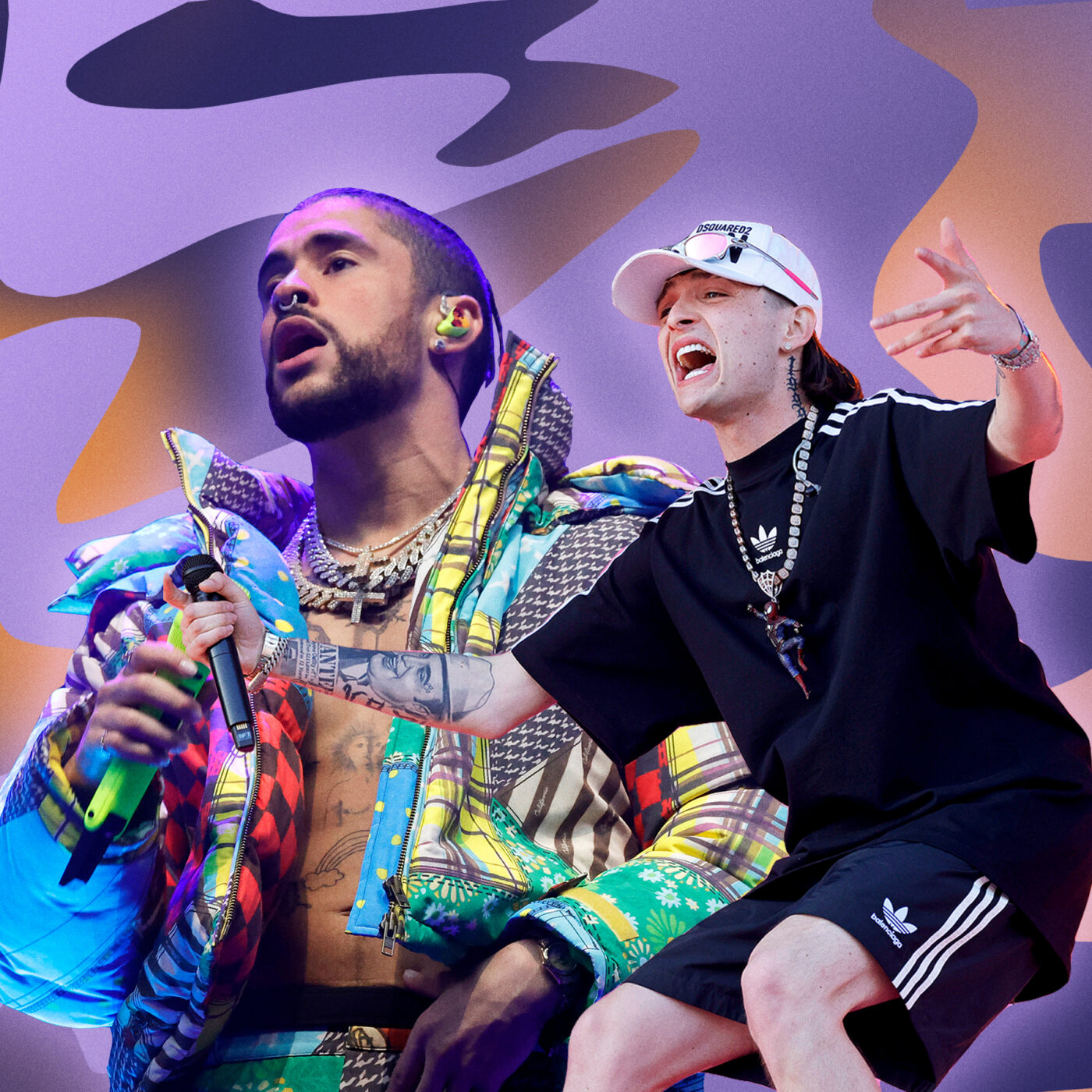 WATCH Bad Bunny Jams to Peso Pluma at Coachella