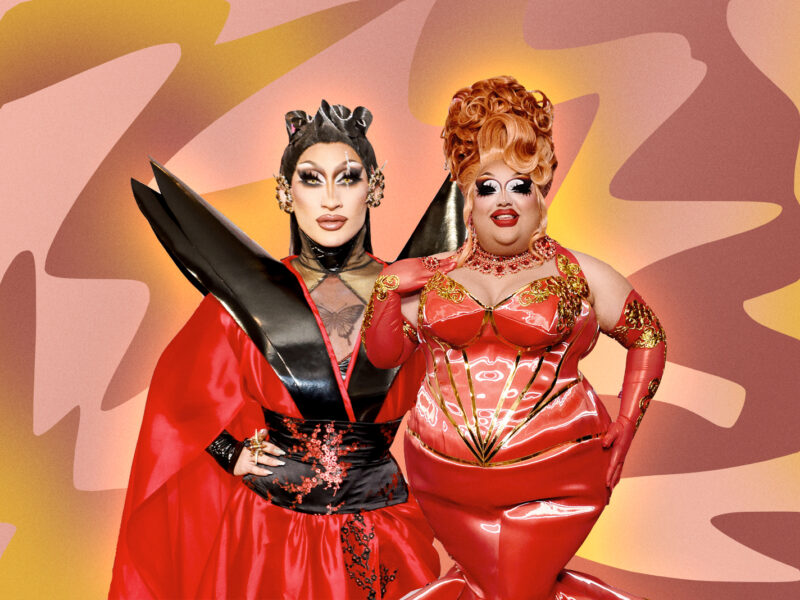 Latina drag queens Mistress Isabelle Brooks and Anetra for RuPaul's Drag Race season 15