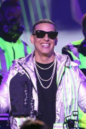 MIAMI, FL - NOVEMBER 24: Daddy Yankee is seen performing during Univision's Reina de la Cancion Finals at Univision Studios on November 24, 2019 in Miami, Florida. (Photo by Alexander Tamargo/Getty Images)