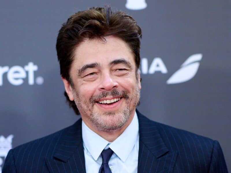 MADRID, SPAIN - APRIL 21: Actor Benicio Del Toro attends the photocall for the 