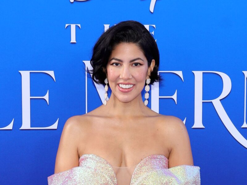 HOLLYWOOD, CALIFORNIA - MAY 08: Stephanie Beatriz attends the world premiere of Disney's 