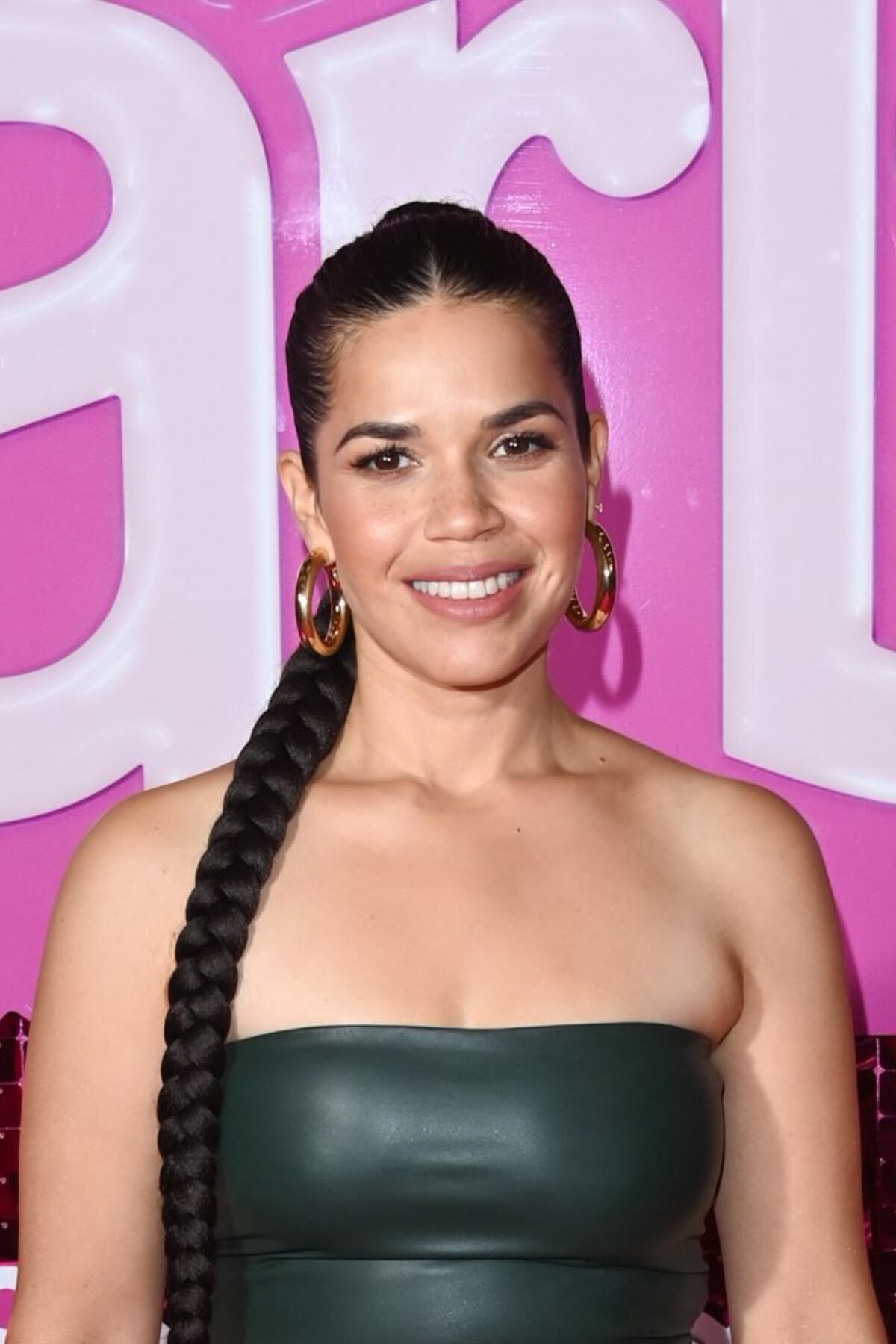 LONDON, ENGLAND - JULY 13: America Ferrera attends a photocall on July 13, 2023 in London, England. (Photo by Stuart C. Wilson/Getty Images for Warner Bros.)