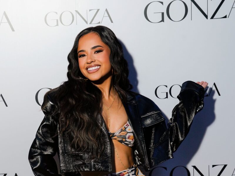 WEST HOLLYWOOD, CALIFORNIA - JUNE 28: Becky G attends Gonza Proudly Celebrates the Announcement of Becky G as the Creative Director of Gonza at The West Hollywood EDITION on June 28, 2023 in West Hollywood, California. (Photo by Presley Ann/Getty Images for Gonza)