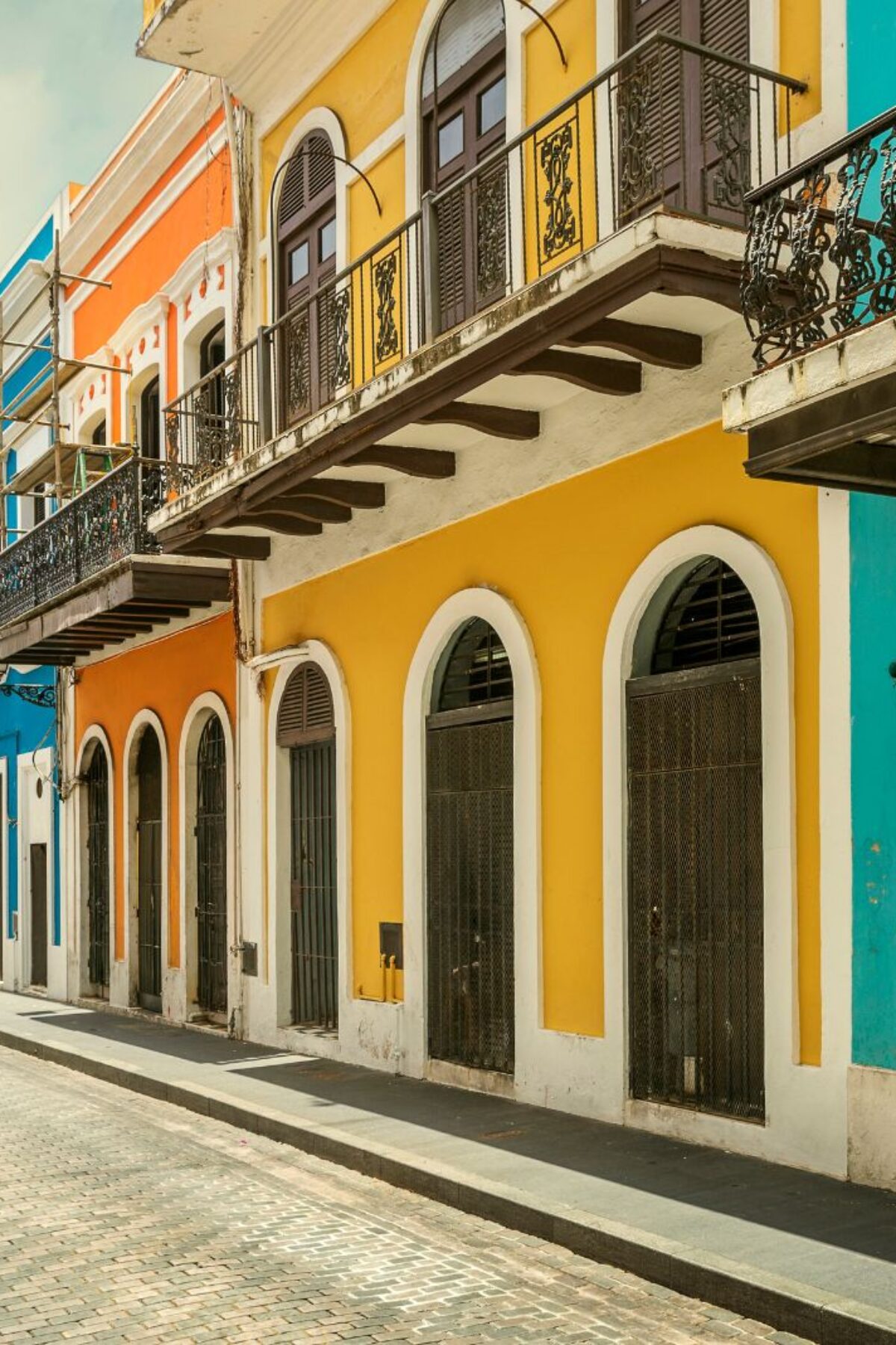 Colorful houses in old San Juan, Puerto Rico