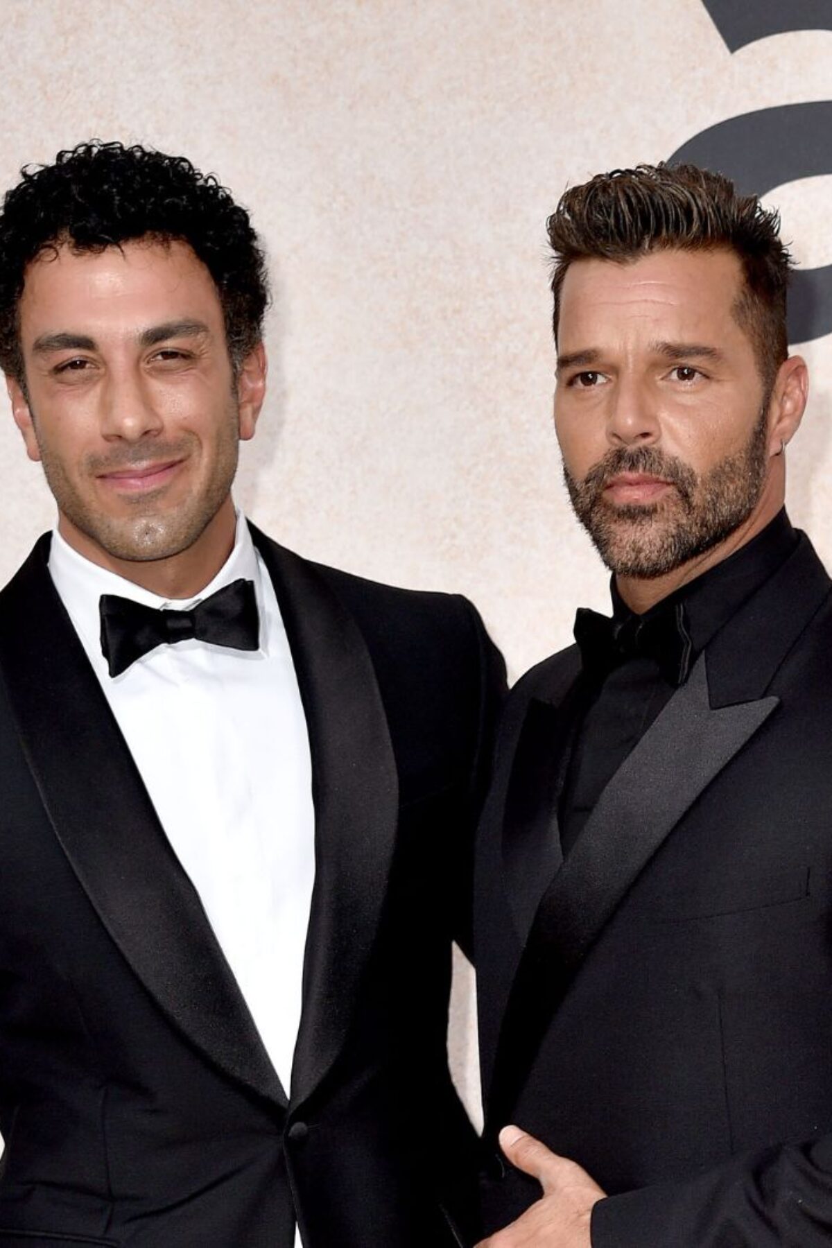 Ricky Martin and Jwan Yosef attend amfAR Gala Cannes 2022 at Hotel du Cap-Eden-Roc on May 26, 2022 in Cap d'Antibes, France. (Photo by Lionel Hahn/Getty Images)