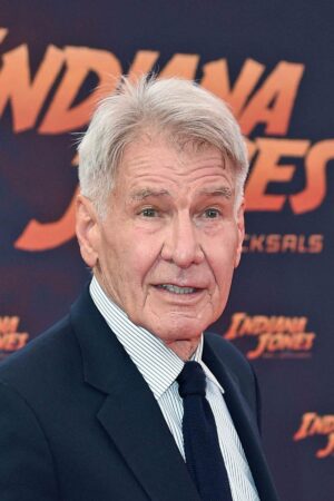 BERLIN, GERMANY - JUNE 22: Harrison Ford attends the "Indiana Jones und das Rad des Schicksals" premiere at Zoo Palast on June 22, 2023 in Berlin, Germany. (Photo by Tristar Media/WireImage)