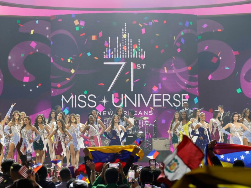 NEW ORLEANS, LOUISIANA - JANUARY 14: The 71st Miss Universe Competition at New Orleans Morial Convention Center on January 14, 2023 in New Orleans, Louisiana. (Photo by Jason Kempin/Getty Images)