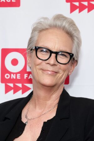 Jamie Lee Curtis at the One Fair Wage Fundraiser at Gracias Madre on September 21, 2023 in West Hollywood, California. (Photo by Mark Von Holden/Variety via Getty Images)