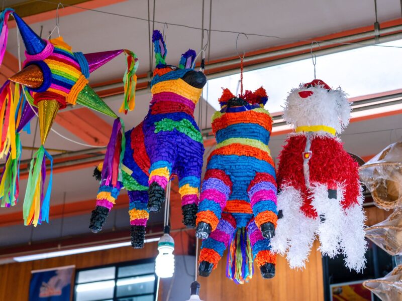 Pinata Hanging from the Ceiling of a Supermarket in Mexico City