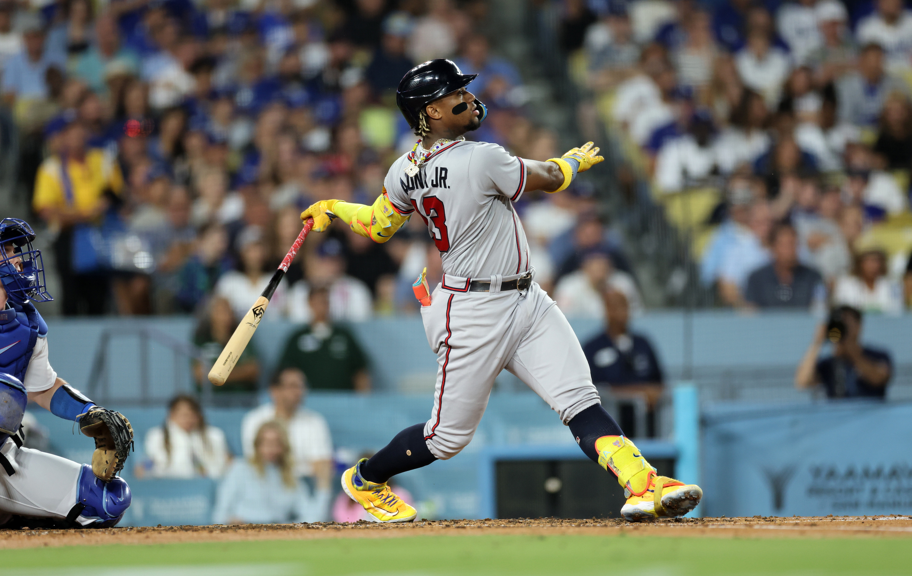 Braves' Ronald Acuna Approaching Historic Milestone After 40th Home Run 