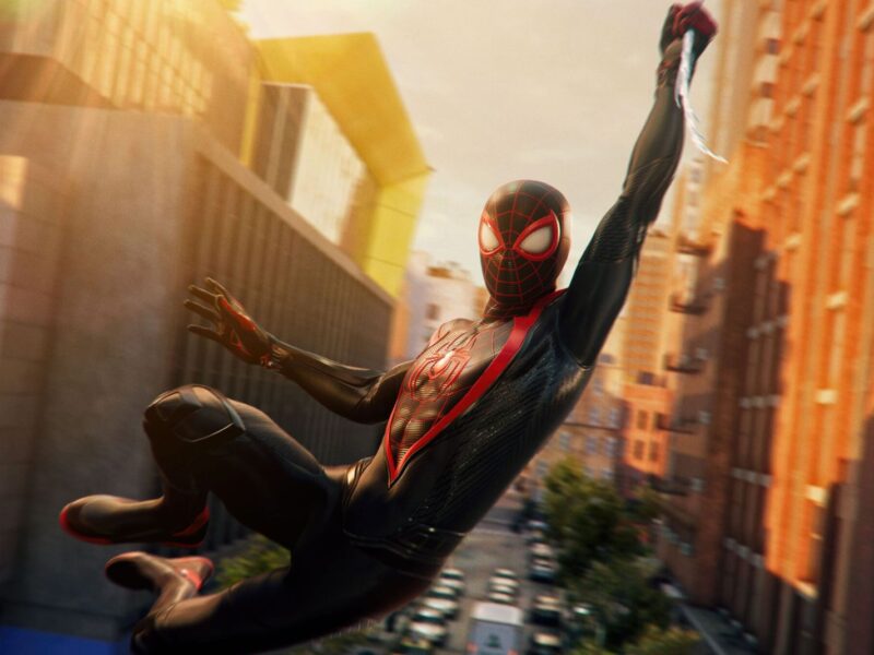 Miles Morales in Spider-Man 2 the video game