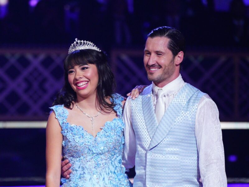 XOCHITL GOMEZ and VAL CHMERKOVSKY on Dancing with the Stars 3205