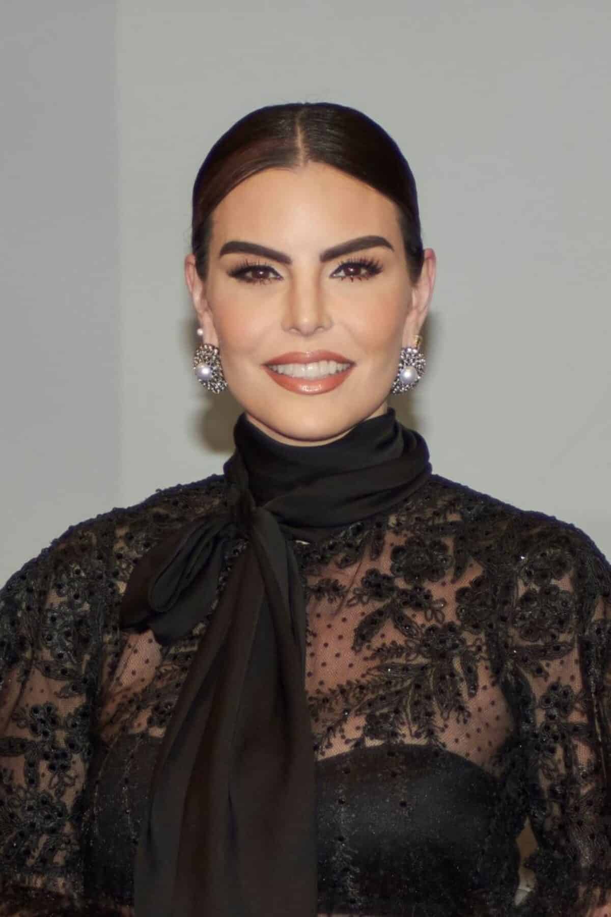 November 20, 2023, Mexico City, Mexico: Cynthia de la Vega new director of Miss Universe Mexico attends a press conference at Torre Mayor. (Photo By Jaime Nogales/ Eyepix Group) (Photo credit should read Jaime Nogales/ Eyepix Group/Future Publishing via Getty Images)