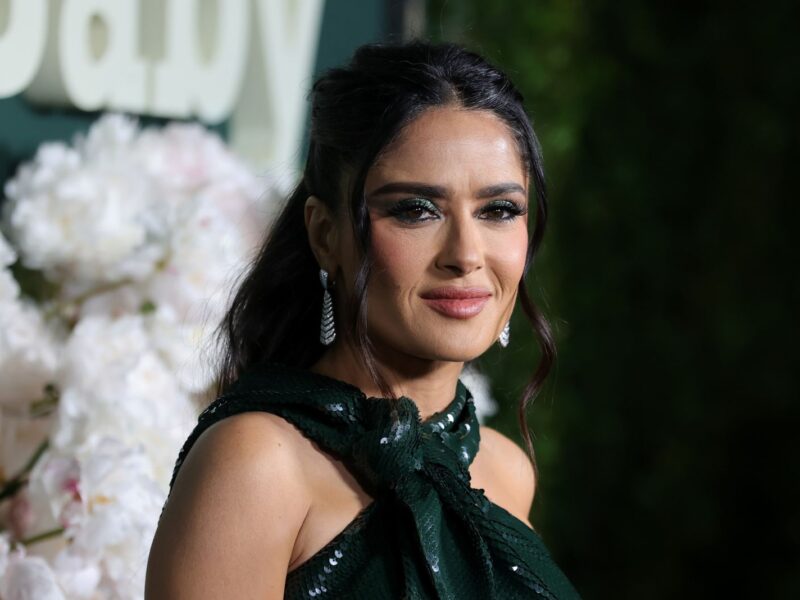 WEST HOLLYWOOD, CALIFORNIA - NOVEMBER 11: Salma Hayek attends the 2023 Baby2Baby Gala Presented By Paul Mitchell at Pacific Design Center on November 11, 2023 in West Hollywood, California. (Photo by Monica Schipper/Getty Images)