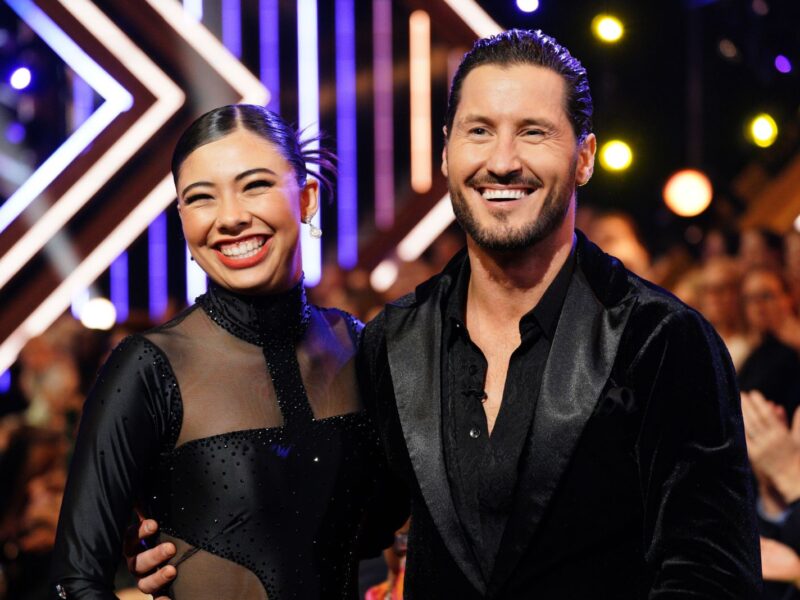 XOCHITL GOMEZ and VAL CHMERKOVSKY on Dancing with the Stars