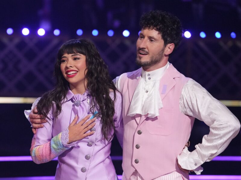 XOCHITL GOMEZ and VAL CHMERKOVSKY on Dancing with the Stars