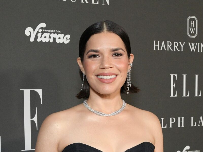 LOS ANGELES, CALIFORNIA - DECEMBER 05: America Ferrera attends ELLE's 2023 Women in Hollywood Celebration Presented by Ralph Lauren, Harry Winston and Viarae at Nya Studios on December 05, 2023 in Los Angeles, California. (Photo by Charley Gallay/Getty Images for ELLE )