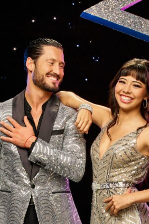 Xochitl Gomez and Val Chmerkovsky on Dancing with the Stars