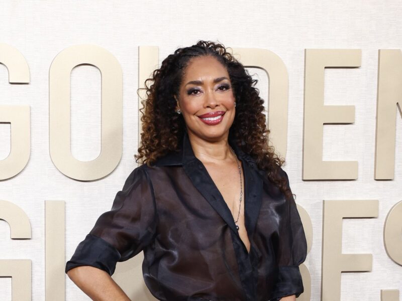Gina Torres at the 81st Golden Globe Awards held at the Beverly Hilton Hotel on January 7, 2024 in Beverly Hills, California. (Photo by Tommaso Boddi/Golden Globes 2024/Golden Globes 2024 via Getty Images)