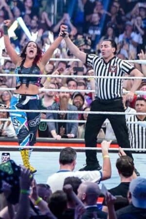 Bayley at the WWE Women’s Royal Rumble