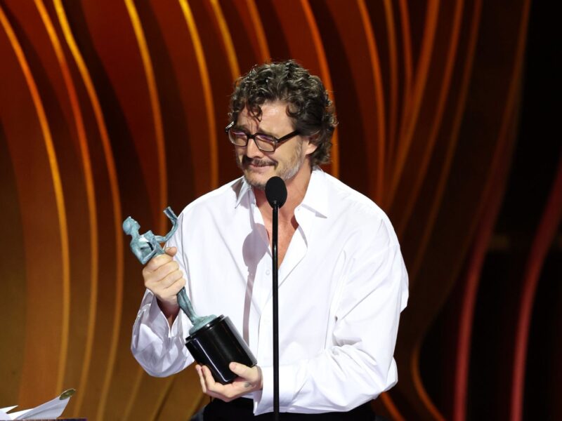 LOS ANGELES, CALIFORNIA - FEBRUARY 24: Pedro Pascal accepts the Outstanding Performance by a Male Actor in a Drama Series award for “The Last of Us’’ onstage during the 30th Annual Screen Actors Guild Awards at Shrine Auditorium and Expo Hall on February 24, 2024 in Los Angeles, California. (Photo by Matt Winkelmeyer/Getty Images)