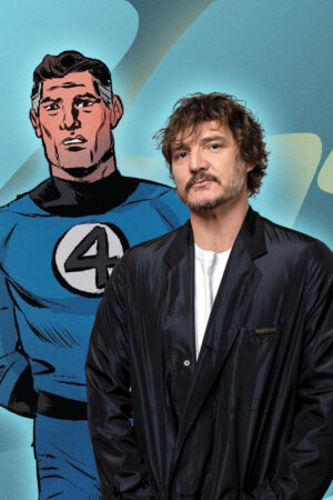 Pedro Pascal and Reed Richards for a Fantastic Four post