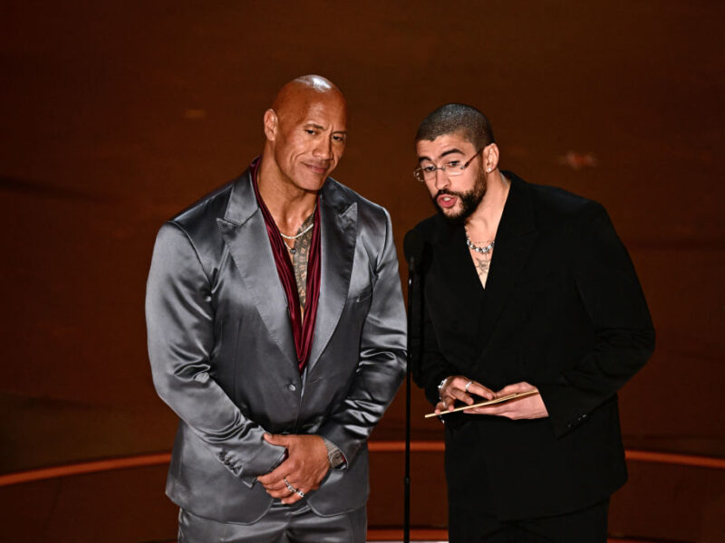 Dwayne Johnson (Left) and Bad Bunny (Right)