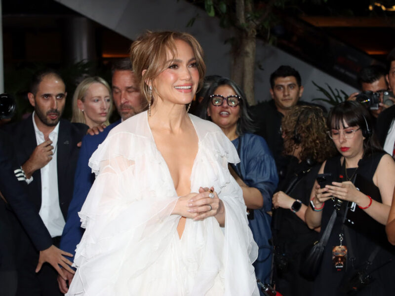 Jennifer Lopez attends the 'Atlas' Mexico City Fan Event.
