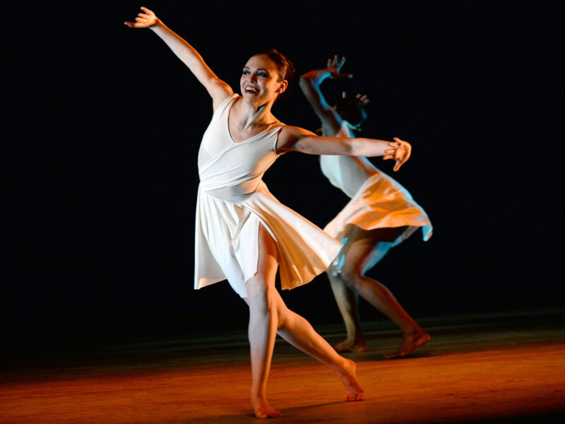 Dancer Samantha Barriento performs during the Ailey II 2015 New York Season Dress Rehearsal at the Joyce Theater.