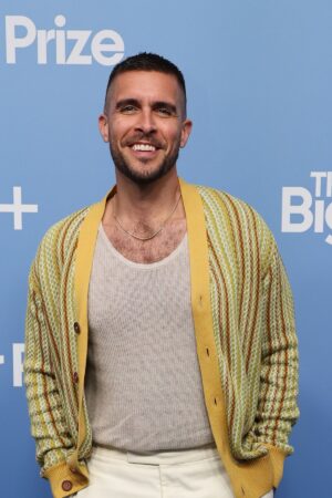 LOS ANGELES, CA - MAY 13: Josh Segarra attends the FYC Emmy "The Big Door Prize" screening and Q&A at the Think Apple TV+ FYC Space at Goya Studios. "The Big Door Prize" season one is now streaming globally on Apple TV+ (Photo by Eric Charbonneau/Getty Images for AppleTV+)
