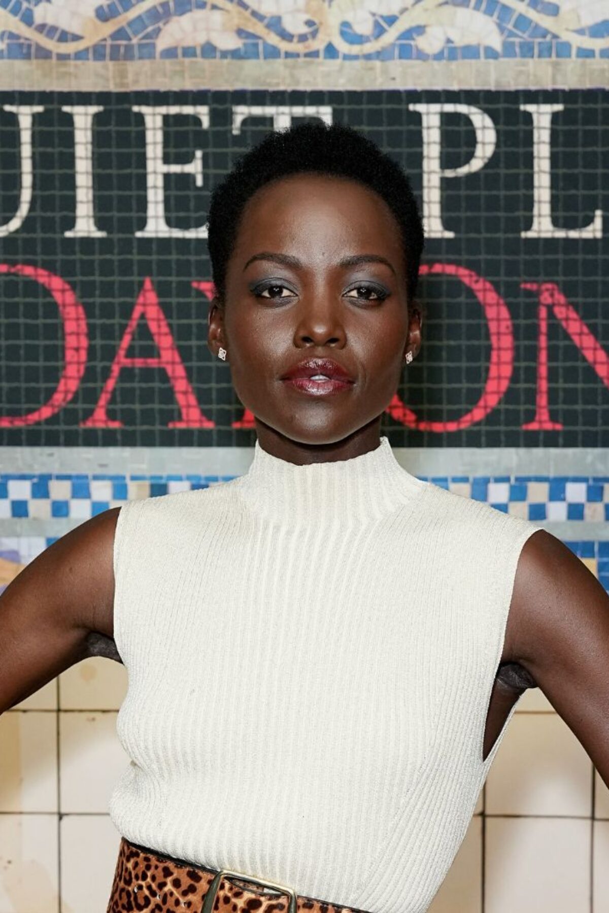 NEW YORK, NEW YORK - JUNE 23: Lupita Nyong'o attends a NYC photocall in support of 