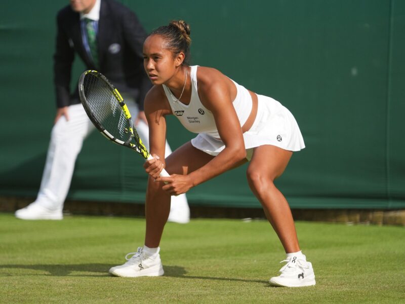 Leylah Fernandez at Wimbledon