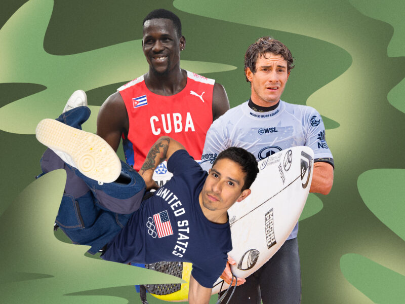 Latino athletes going to the 2024 Paris Olympics collage