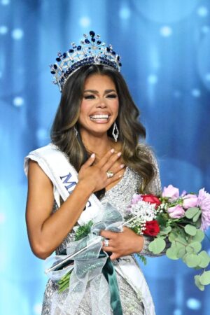 Alma Cooper Miss Michigan USA wins Miss USA 2024 at the 73rd annual Miss USA Pageant at Peacock Theater on August 4, 2024 in Los Angeles, California. (Photo by Gilbert Flores/Variety via Getty Images)