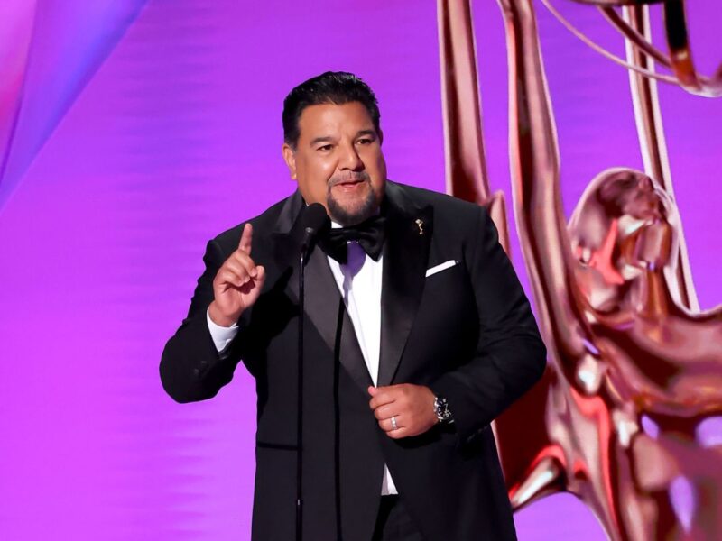 LOS ANGELES, CALIFORNIA - SEPTEMBER 15: Cris Abrego, Television Academy Chair, speaks onstage during the 76th Primetime Emmy Awards at Peacock Theater on September 15, 2024 in Los Angeles, California. (Photo by Leon Bennett/WireImage)