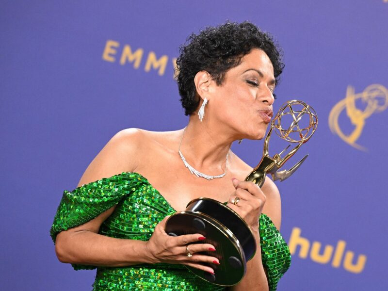 Liza Colón-Zayas at the 76th Primetime Emmy Awards held at Peacock Theater on September 15, 2024 in Los Angeles, California. (Photo by Gilbert Flores/Variety via Getty Images)