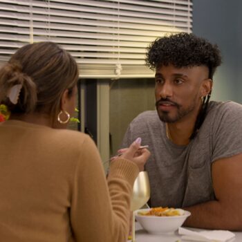 Love Is Blind. (L to R) Marrisa George, Ramses Prashad in episode 707 of Love Is Blind. Cr. Courtesy of Netflix © 2024