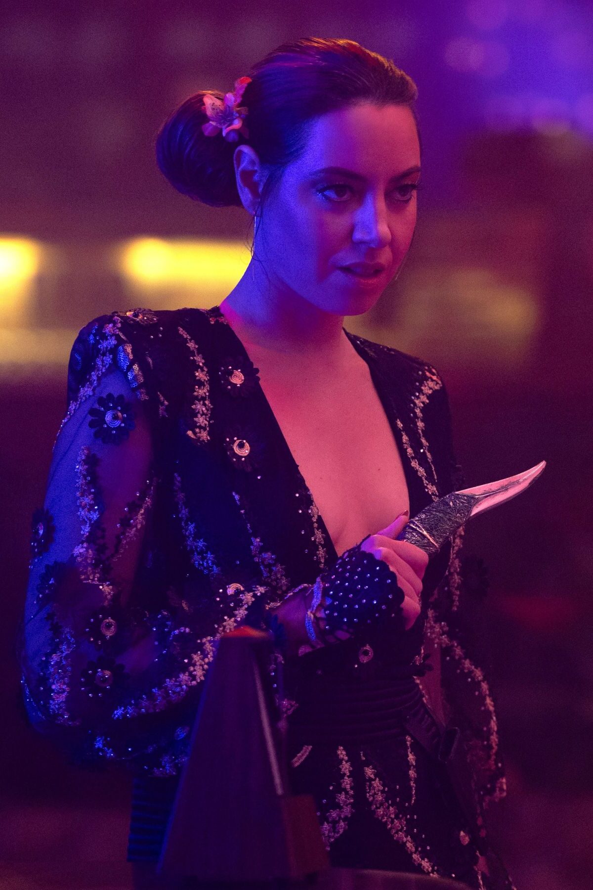 Rio Vidal (Aubrey Plaza) in Marvel Television's AGATHA ALL ALONG, exclusively on Disney+. Photo by Chuck Zlotnick. © 2024 MARVEL.